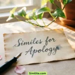 Similes for Apology