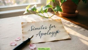Similes for Apology