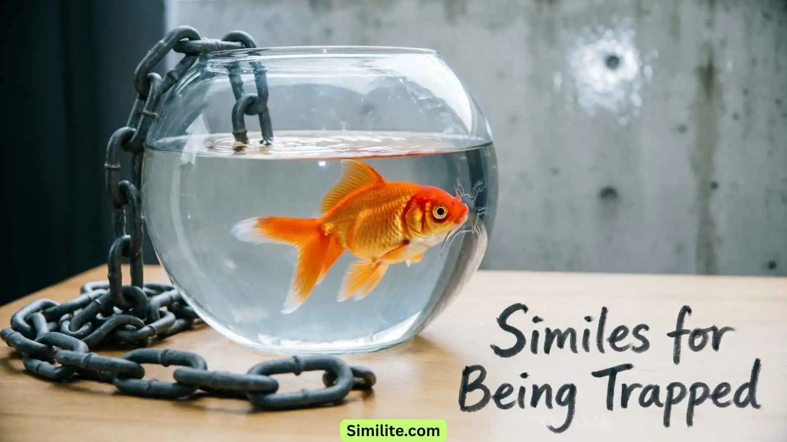Similes for Being Trapped