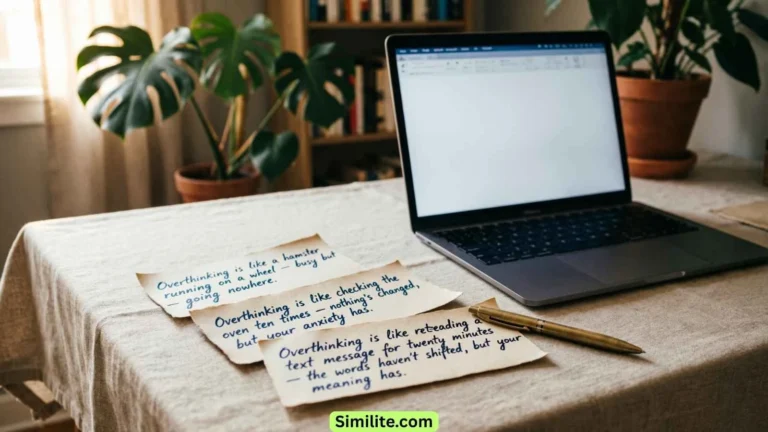 Similes for Overthinking