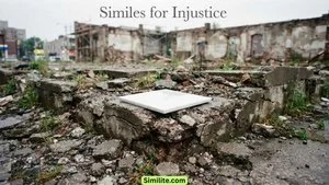 Similes for Injustice