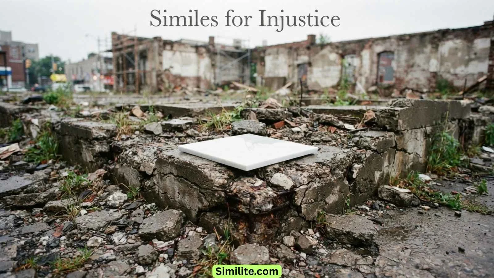 Similes for Injustice