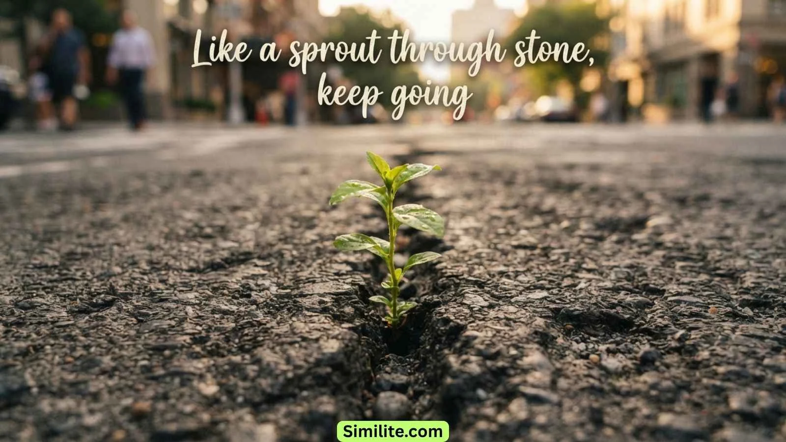 Similes for Keep Going